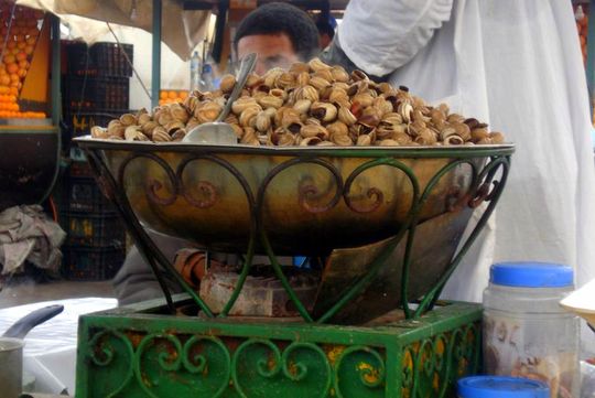 Pictures from Marrakesh: Snails at the market