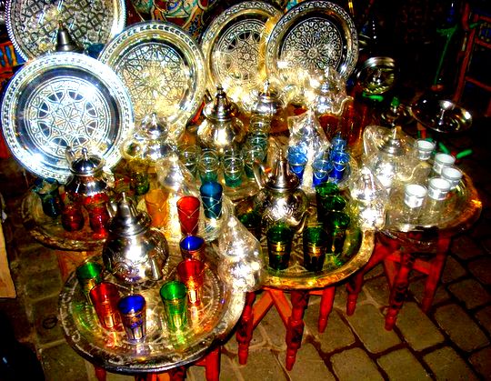 Pictures from Marrakesh: Tea sets