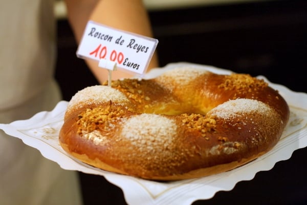 The appearance of tons of Roscón de Reyes cakes is a sure sign it's almost Christmas in Madrid