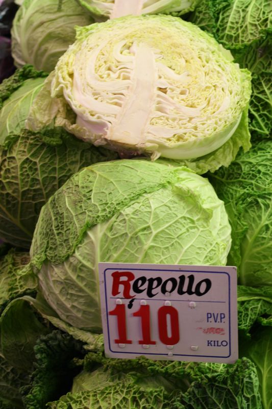 Boiled with a bit of olive oil and paprika, cabbage is one of my favorite wintery foods in Spain!