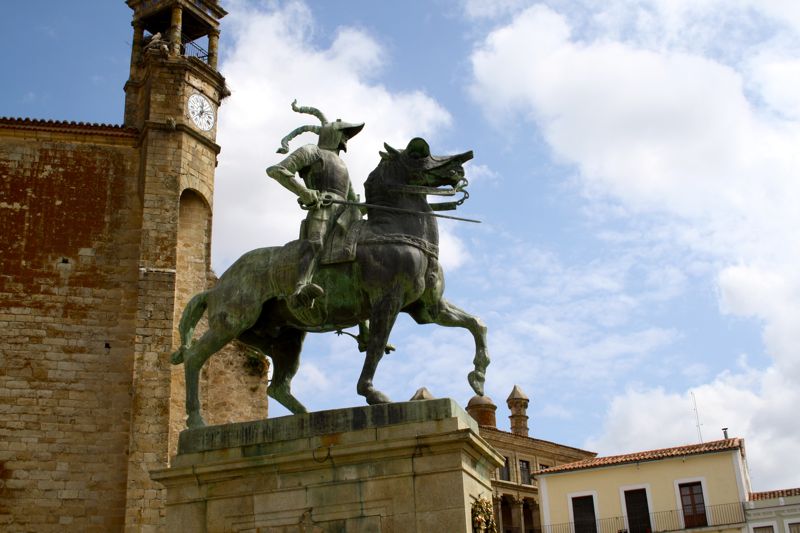 Pizarro Horse Statue Trujillo