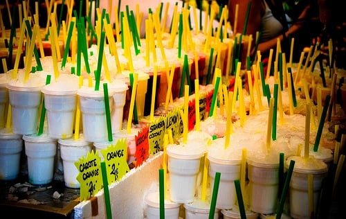Fruit juice boqueria market