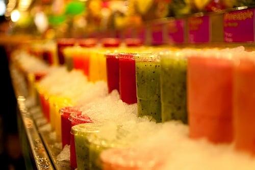 Barcelona Boqueria Fruit Juice