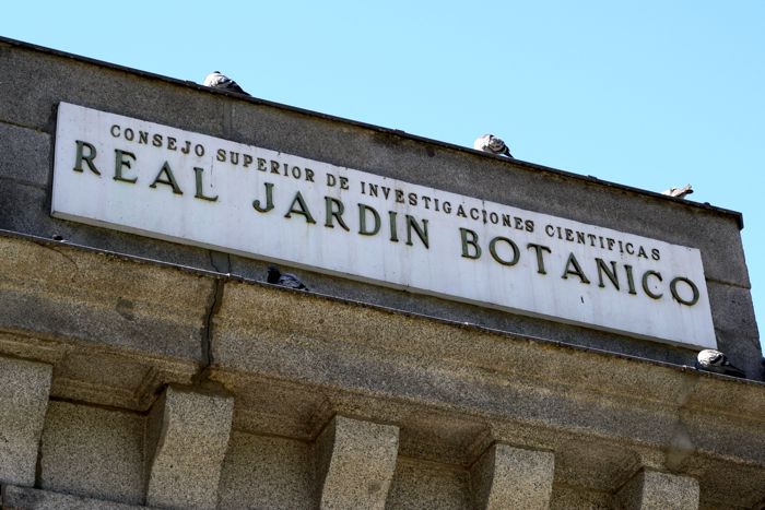 Entrance to Madrid's Royal Botanical Gardens