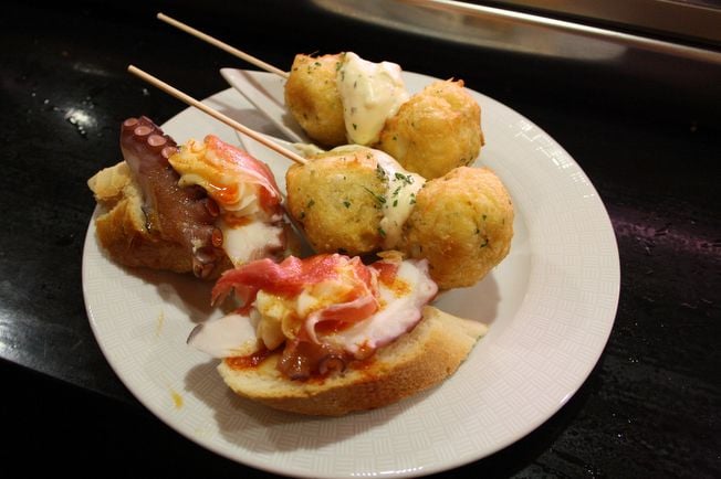 Plate of Pintxos