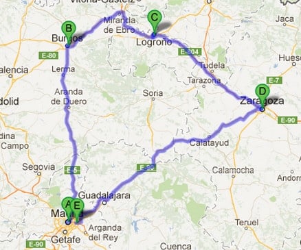 Spain road trip