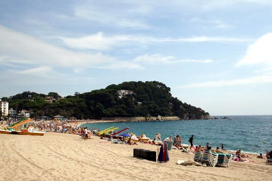 Lloret de mar beachfront