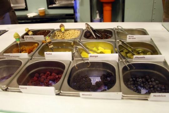 Toppings at Rocambolesc