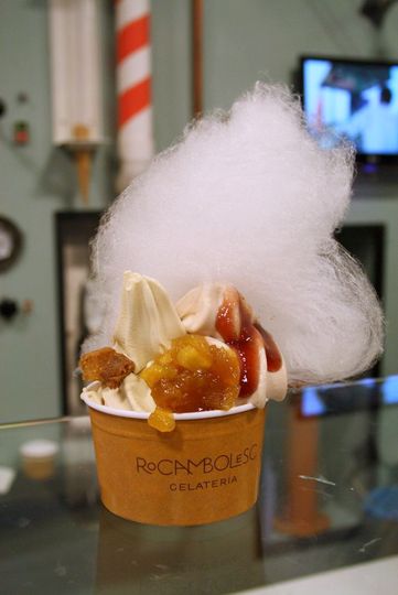 Rocambolesc apple ice cream