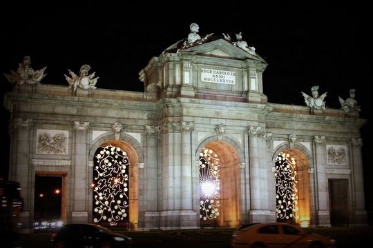 La puerta de Alcala Luces de navidad Madrid