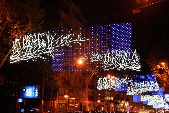 Barrio Salamanca luces navidad 2012