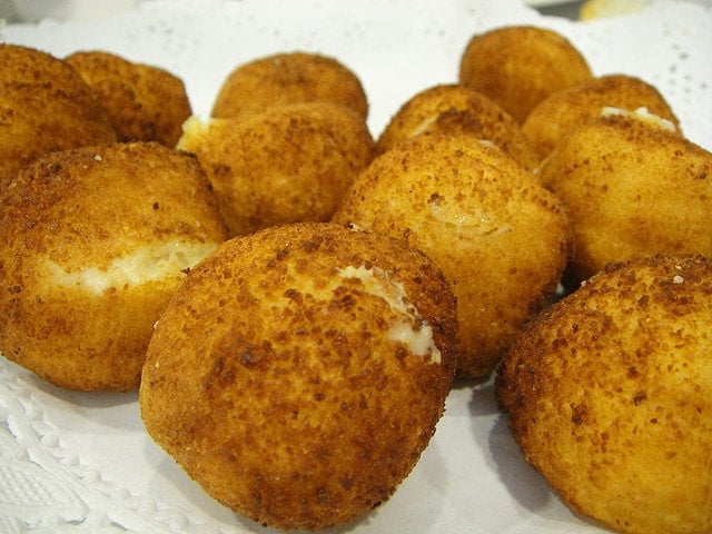 croqueta de huevo