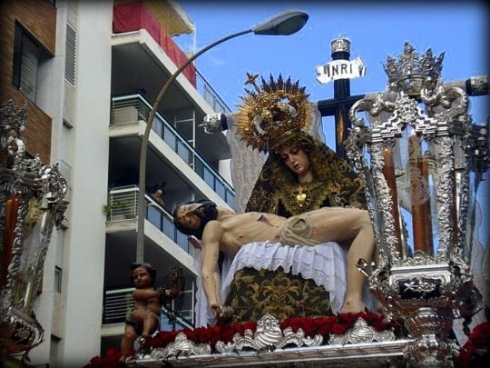 Semana Santa in Seville float