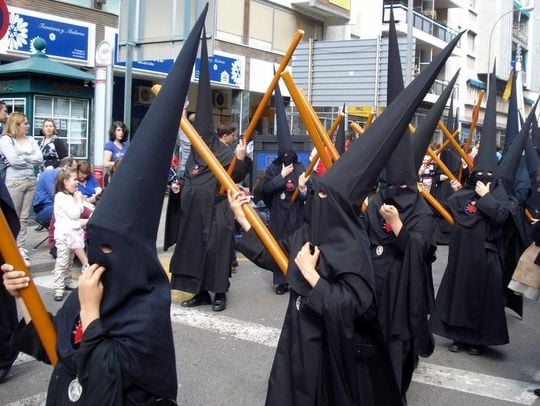 Semana Santa in Seville nazarenos