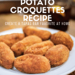 Pinterest Image for Potato Croquettes recipe