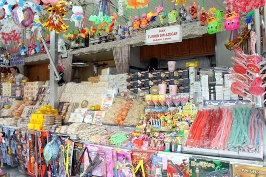 Candy stall at the Feria