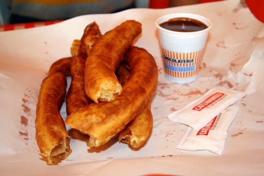 churros and chocolate