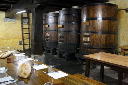 Inside the cider house