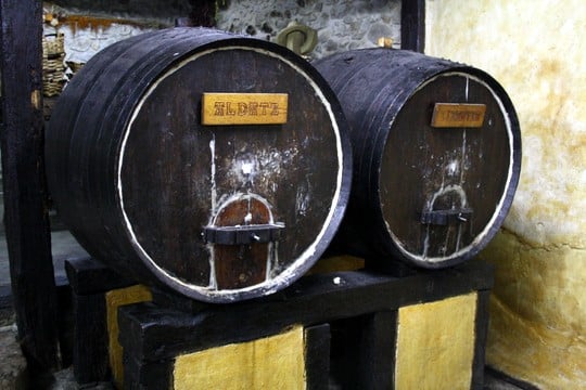 Spanish Cider House barrels