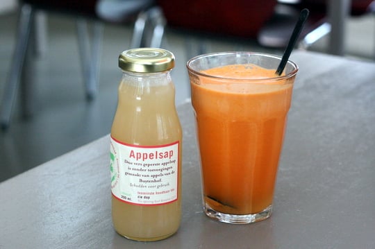 Fresh juices in Rotterdam Dutch foods