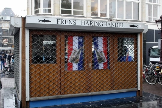 Herring stand in Amsterdam