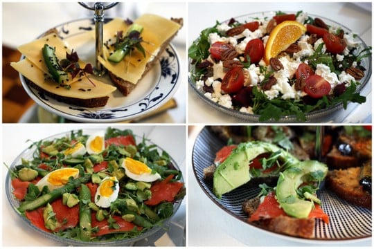 Salads and sandwiches in Amsterdam food