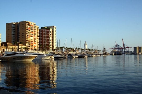 Malaga port