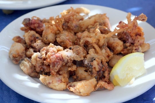 Fried squid