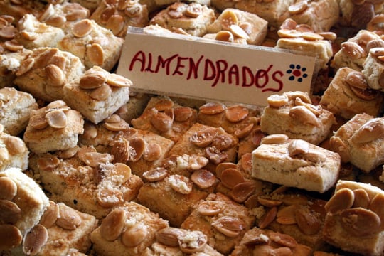 Almendrados, Murcian cookies, flavors of Murcia