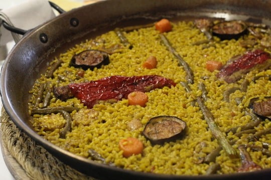 Read the Vegetarian Paella Recipe Online