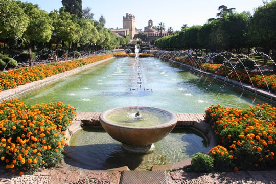 Cordoba fortress in August