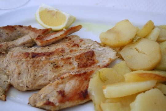 Iberian secreto pork