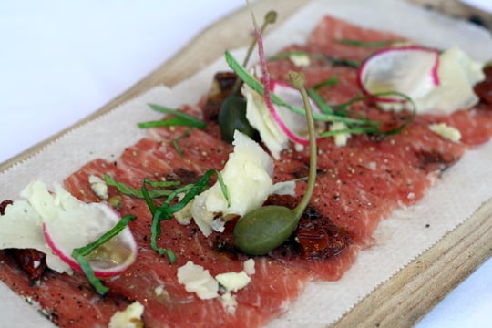 Carpaccio de presa iberica