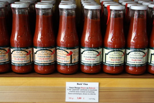 Basque pepper sauce in Saint Jean de Luz