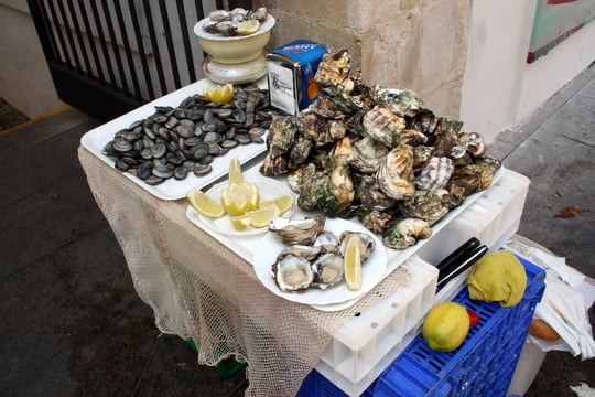 Oysters in Cadiz