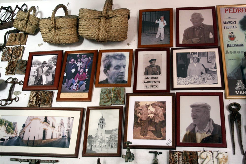 pictures on the wall in Sanlucar