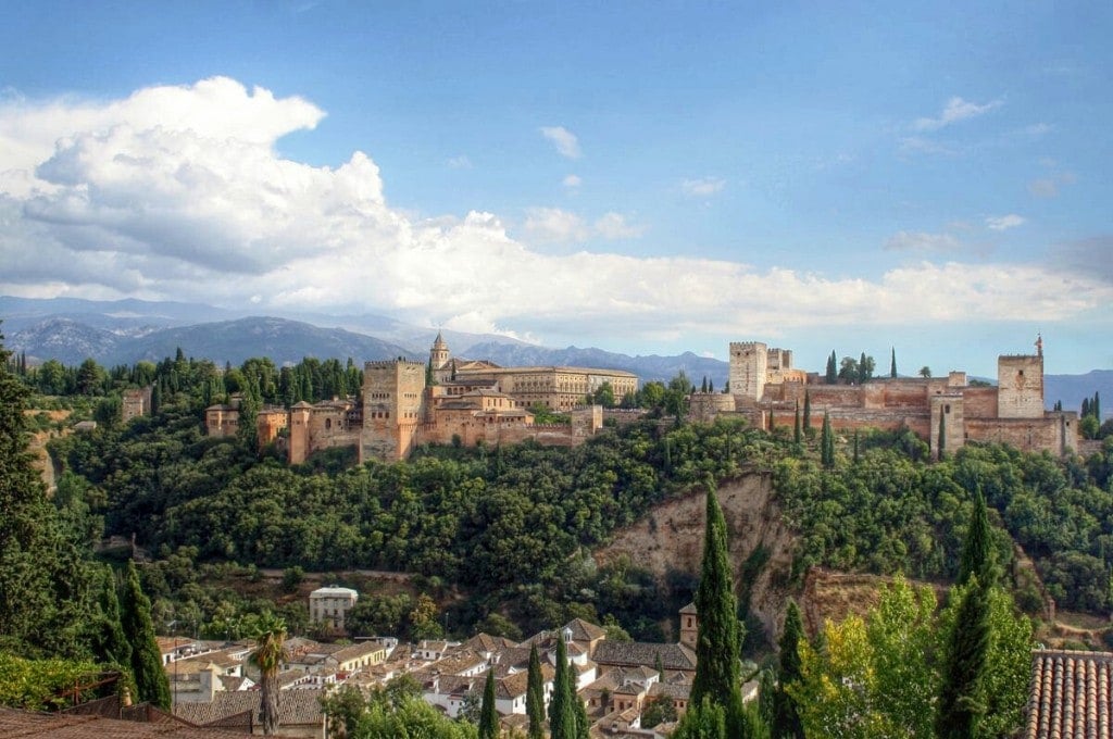 visiting the Alhambra in Granada
