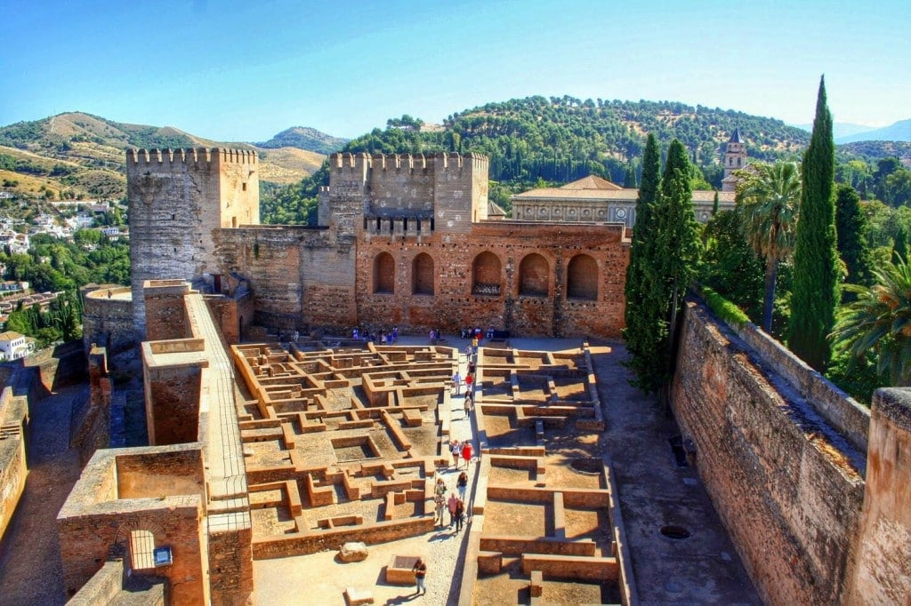 visiting the Alhambra fortress