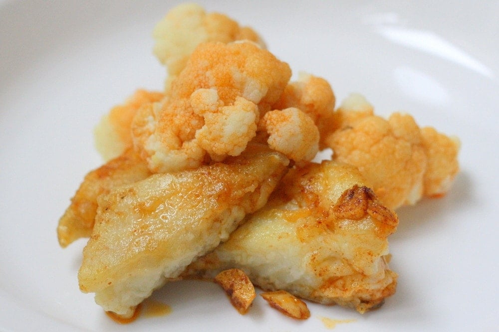 Cod with cauliflower recipe