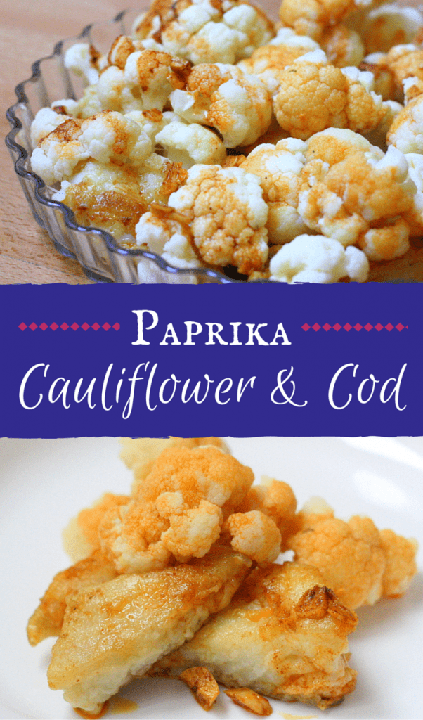 Smokey Spanish paprika gives this healthy cod and cauliflower recipe a decidedly Spanish kick!