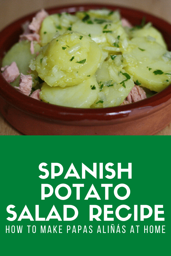 Patatas aliñadas are a traditional and authentic tapa from Andalusia in southern Spain, and a perfect addition to any kind of party like a barbecue. Similar to potato salad, this recipe is easy and delicious, using products you can find at any grocery store. 