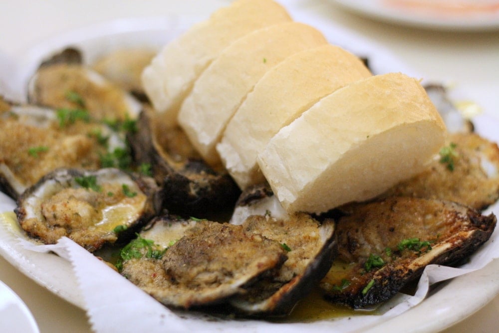 grilled oysters