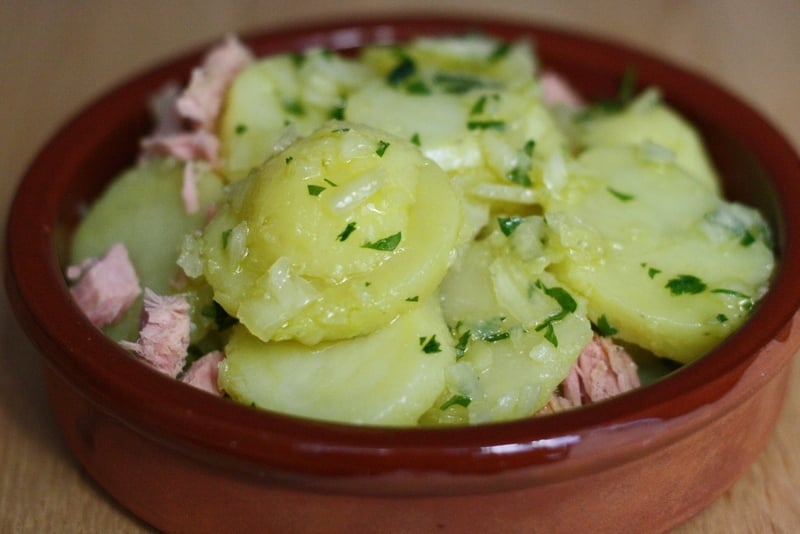 patatas aliñadas recipe