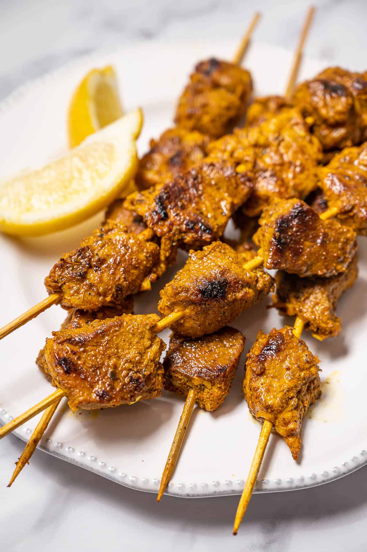 Pinchos Morunos (Spanish Pork Skewers) - Spanish Sabores