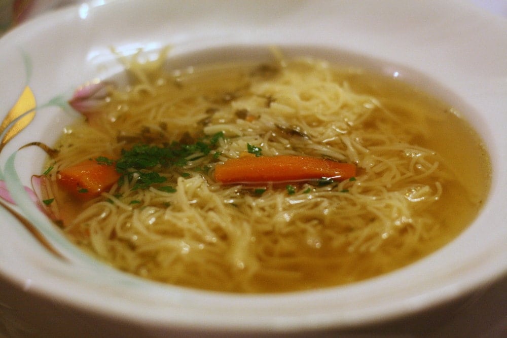 Polish chicken soup