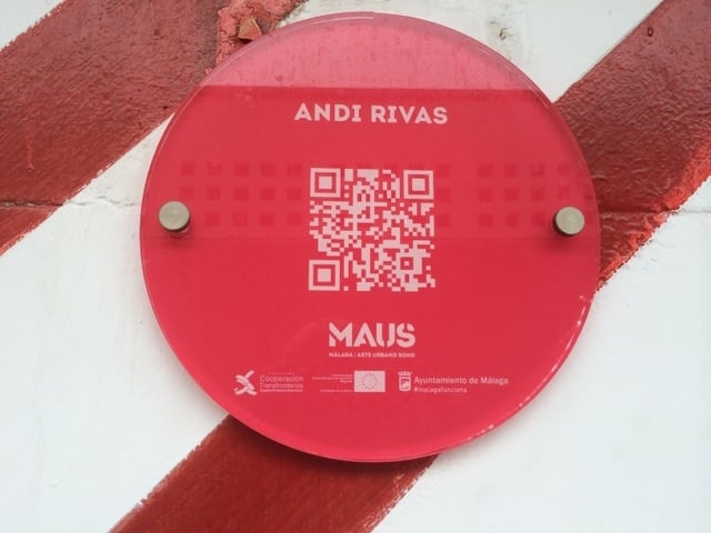 QR code for Andy Rivas' Street Art in Malaga