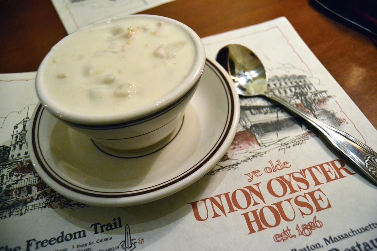 Union oyster house best chowder in boston