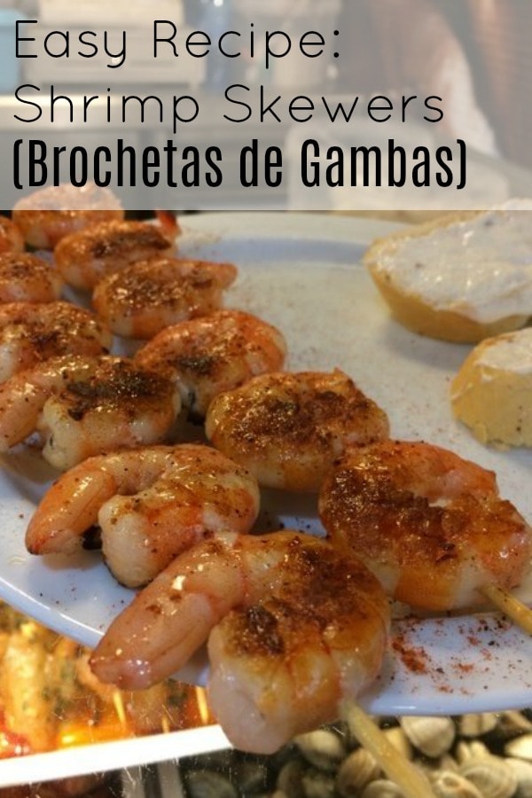 Brocheta de Gambas, Shrimp Skewer Recipe