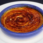 The strong French influence of Catalonia's northern neighbor is apparent in this creme brulee-like Spanish dessert called crema catalana.