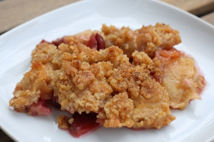 Apricot and cherry crisp recipe